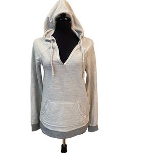 Roxy V Neck Hooded Long Sleeve